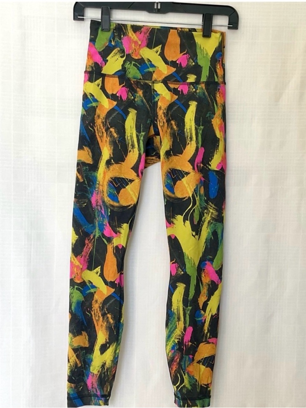 lululemon wunder train multicolor abstract invigorate high rise leggings